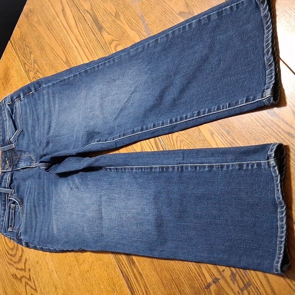 NYDJ Jeans Womens 4 BLUE MARILYN STRAIGHT  Denim Used Preowned